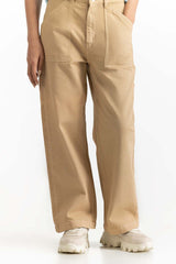 Beige Non Denim Trouser 231-221-007 A