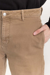 Beige Slim Fit Trouser 224-120 -308