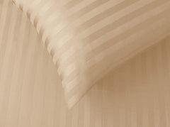 Biscotti Stripe Satin T-250 Bed Sheet Set
