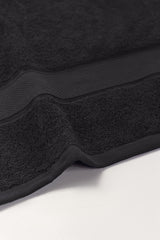Black Combed Towel 6Pcs Set