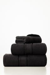 Black Combed Towel Viscose