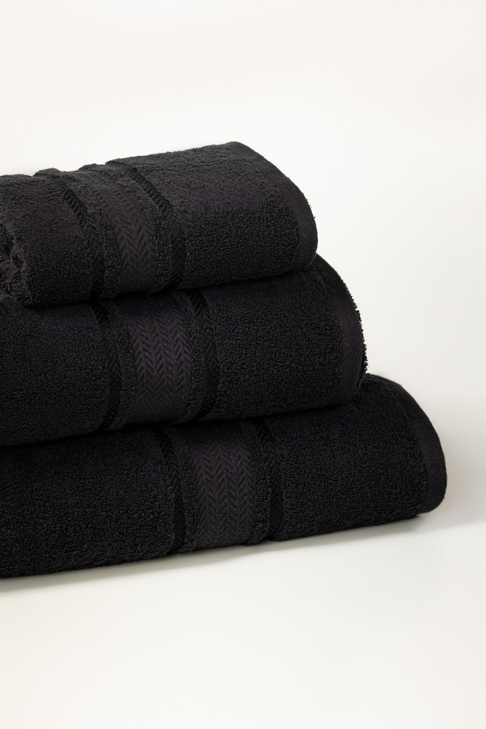 Black Combed Towel Viscose