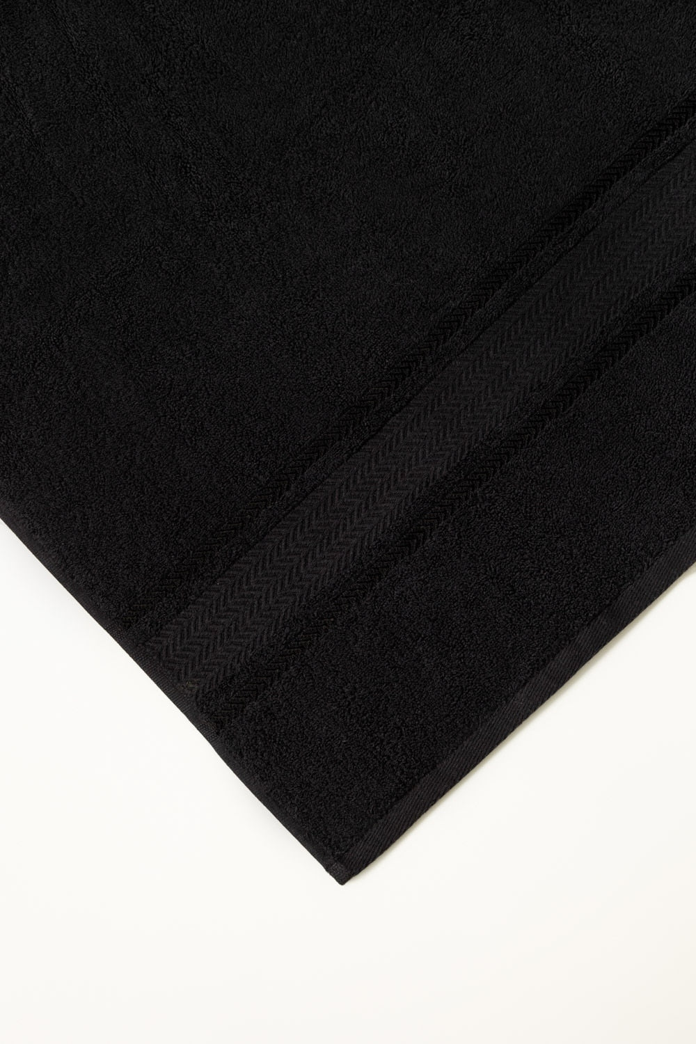 Black Combed Towel Viscose