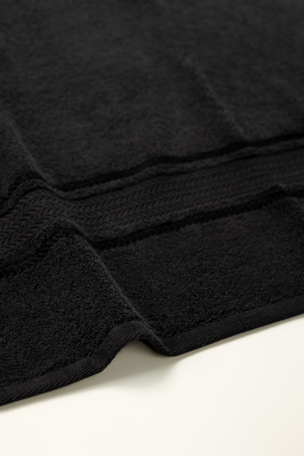 Black Combed Towel Viscose