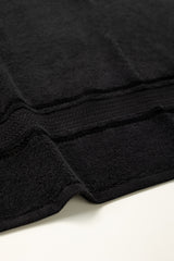 Black Combed Towel Viscose