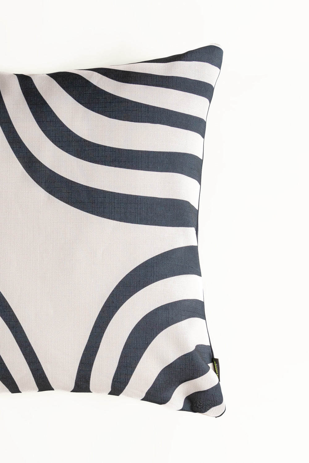 Black Curves Digital Printed Cushion Cover