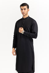 Black Gold Latha Unstitched Fabric