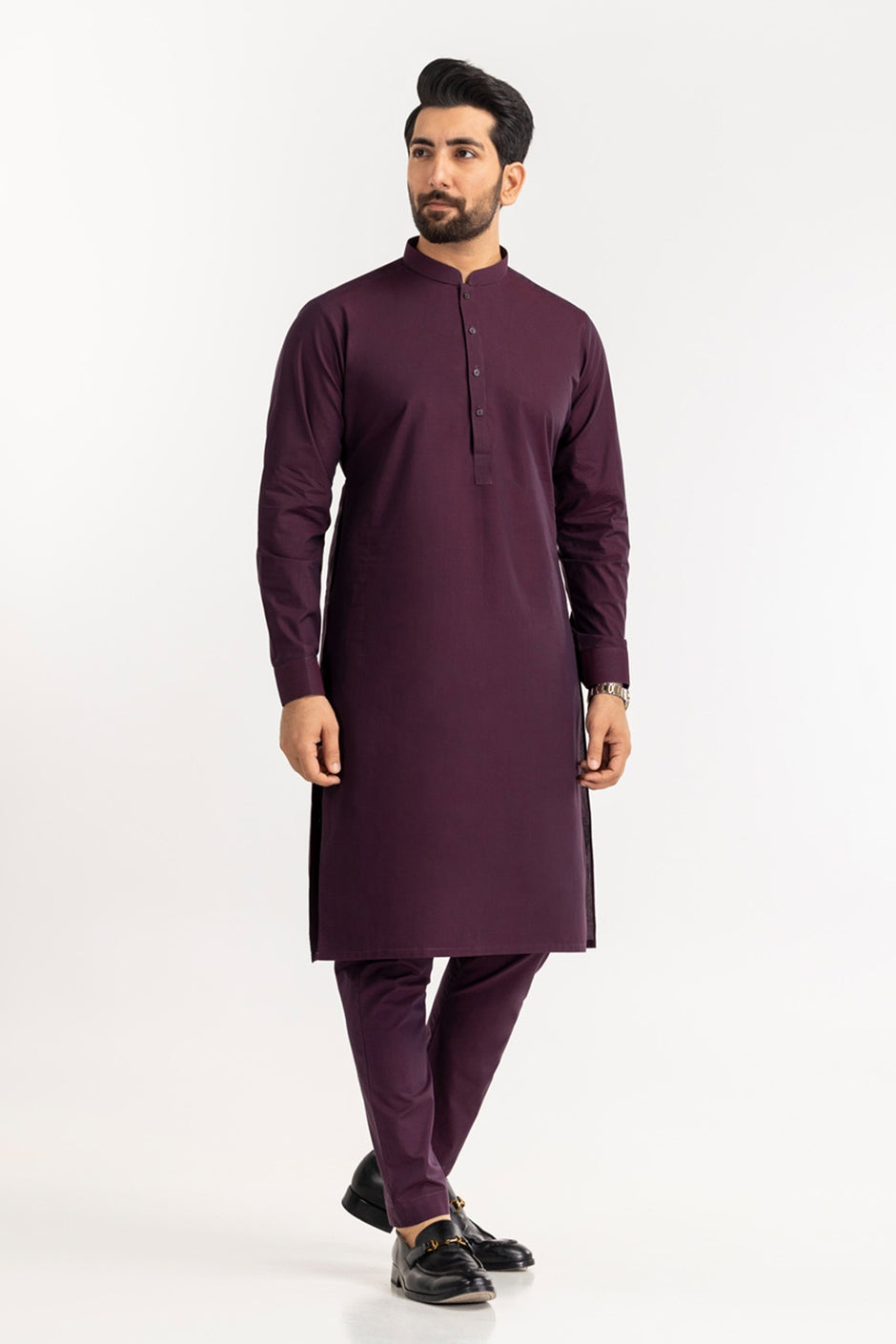 Black Gold Latha Unstitched Fabric Cotton-LF