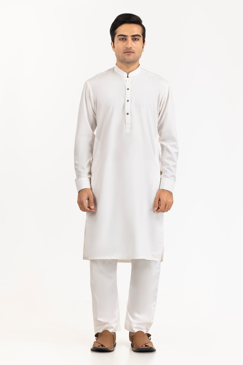 Black Gold Latha Unstitched Fabric Cotton-LF