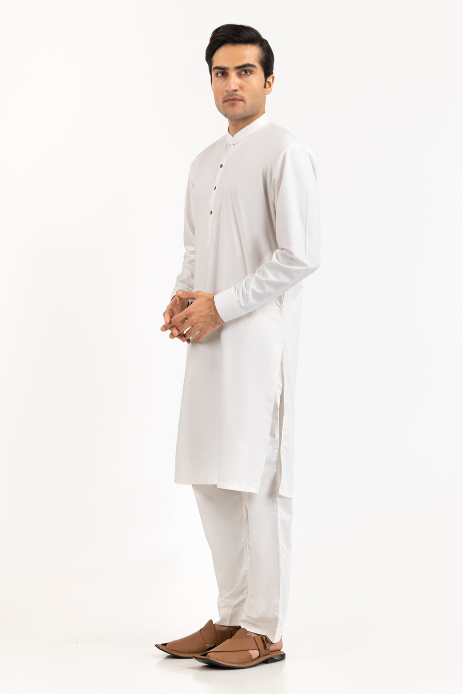 Black Gold Latha Unstitched Fabric Cotton-LF