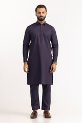 Black Gold Latha Unstitched Fabric Cotton-LF