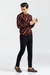 Black-Orange Fashion Sweater FS-SWT-VPN-FD-410-01