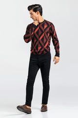 Black-Orange Fashion Sweater FS-SWT-VPN-FD-410-01