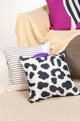 Black Strokes Digital Printed Cushion Cover