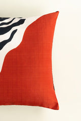 Black Waves Digital Printed Cushion Cover