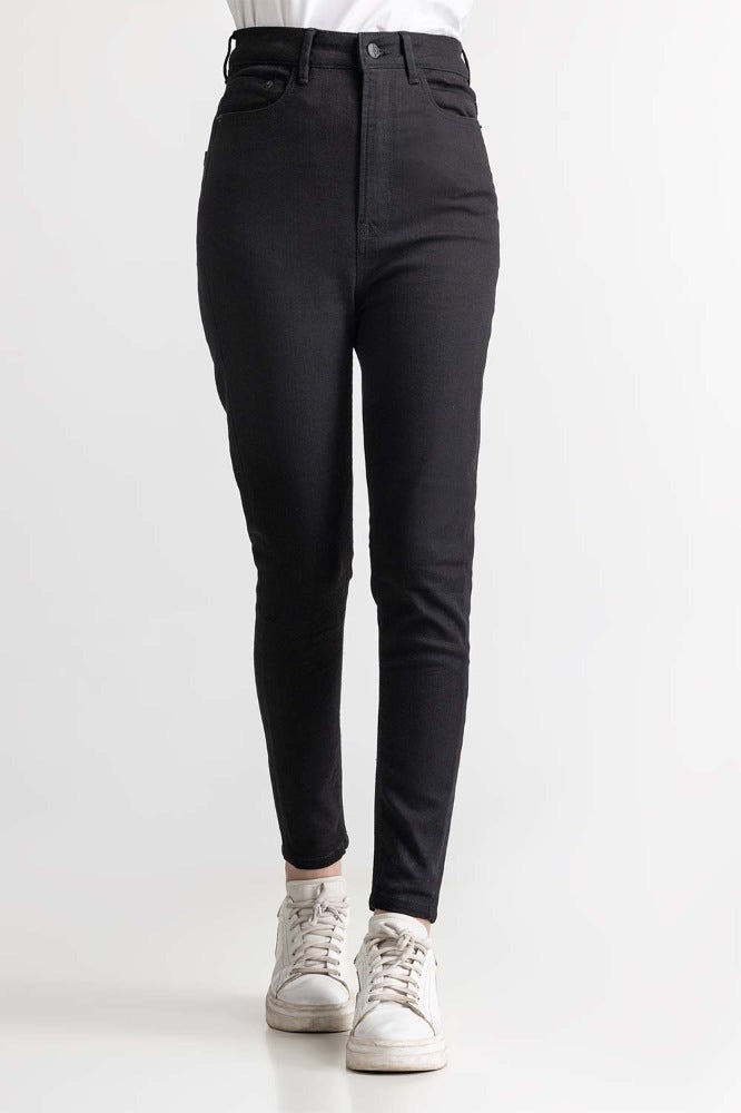 Black Basic Denim Jeans WM-JNS-SS24-001