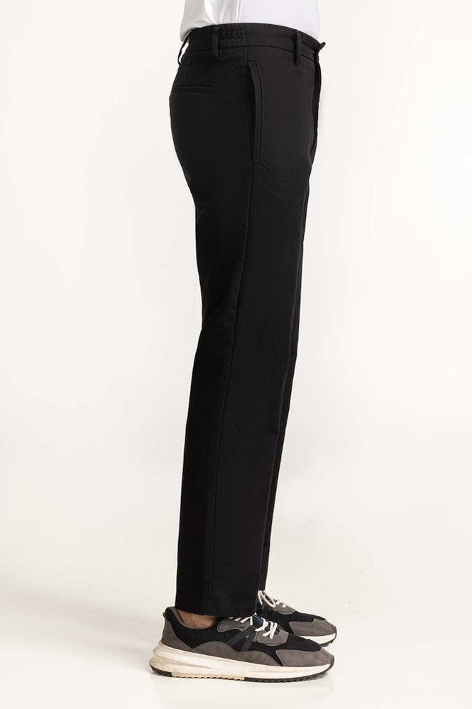 Black Basic Dyed Khaki Pant MNTRKHWS23002C