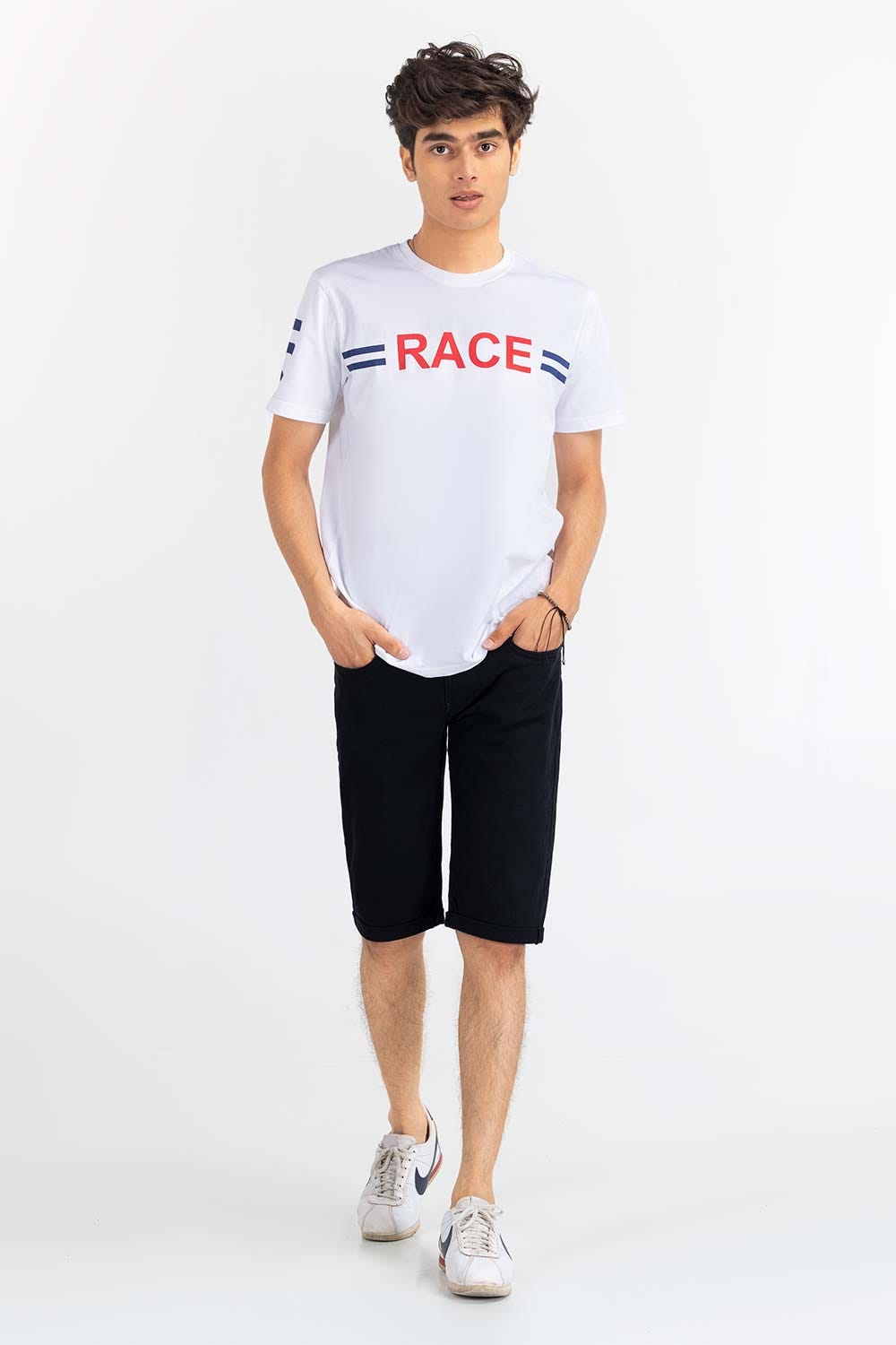 Black Basic Short SHT-WVN22-008