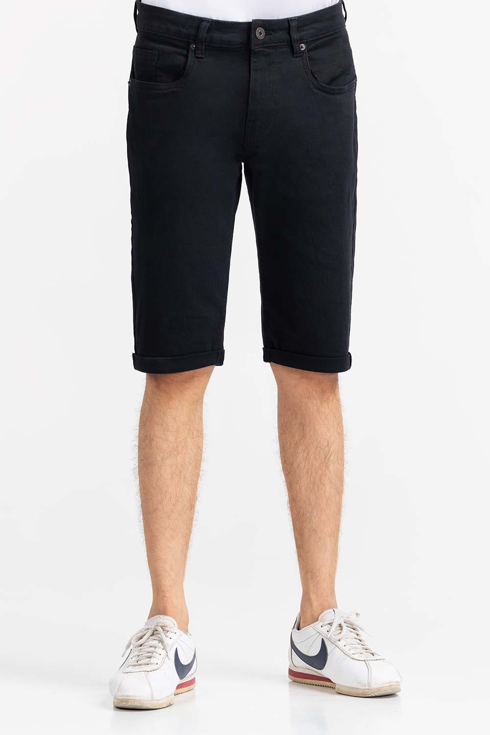 Black Basic Short SHT-WVN22-008