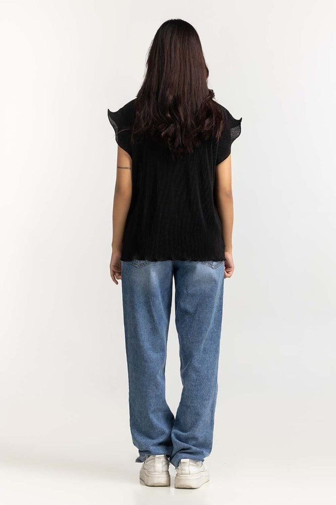 Black Basic Top WM-KTP23-009