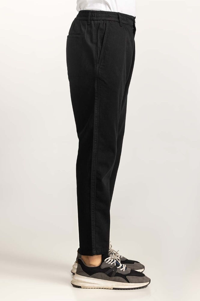 Black Basic Trouser MN-TRKH- WV23-004 B
