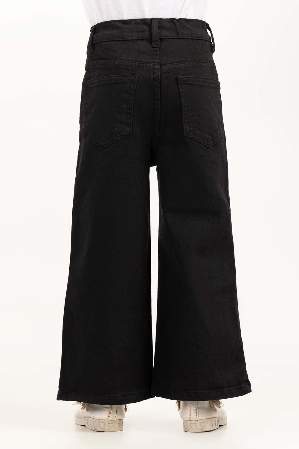 Toddler Girl Black Basic Trouser TGNB-2210044-E
