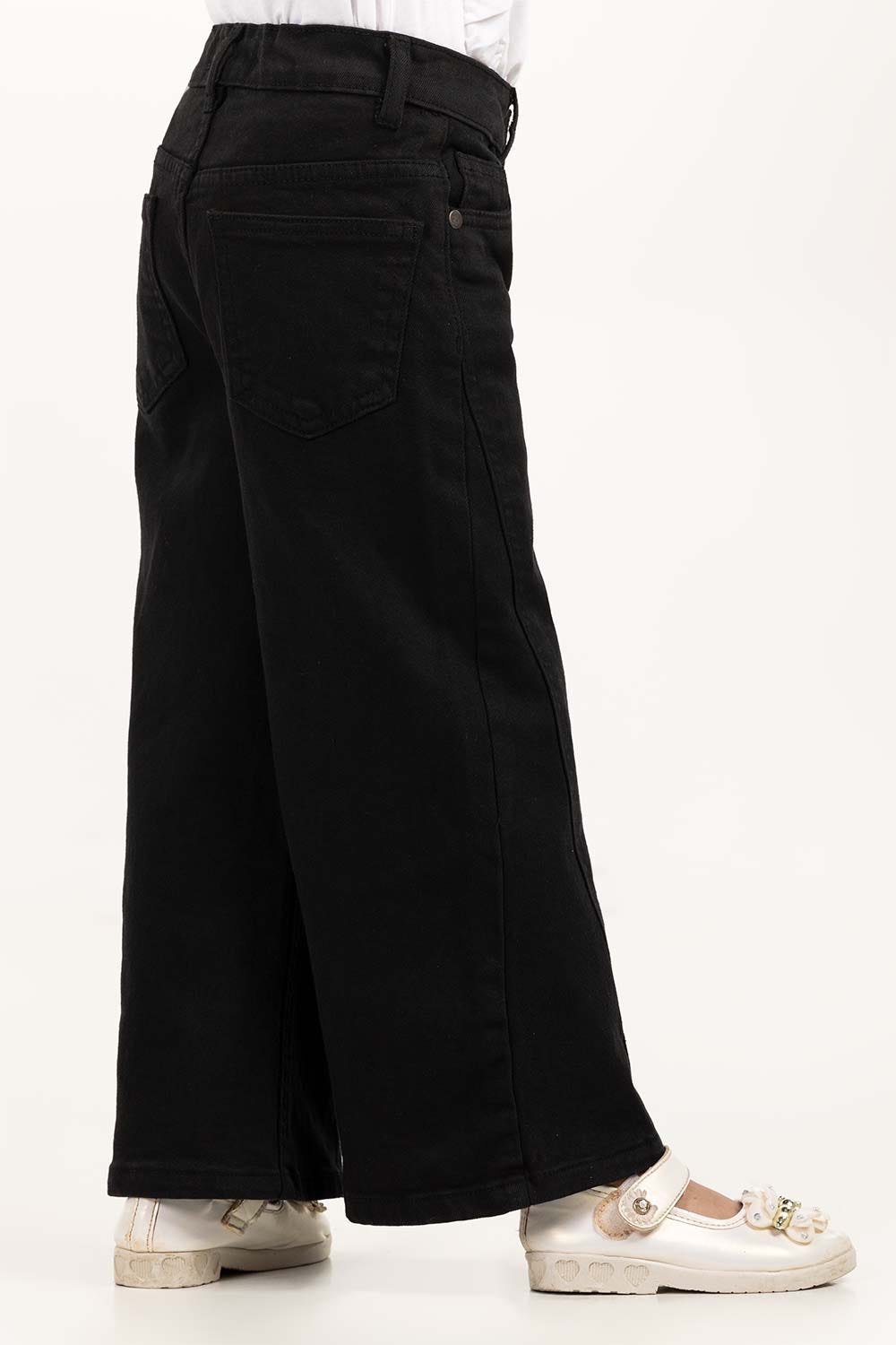 Toddler Girl Black Basic Trouser TGNB-2210044-E