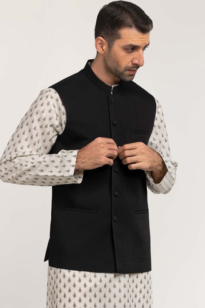 Black Basic Waist Coat