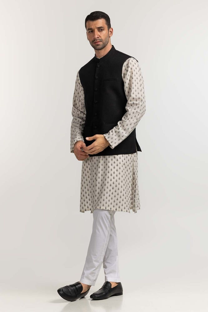 Black Basic Waist Coat