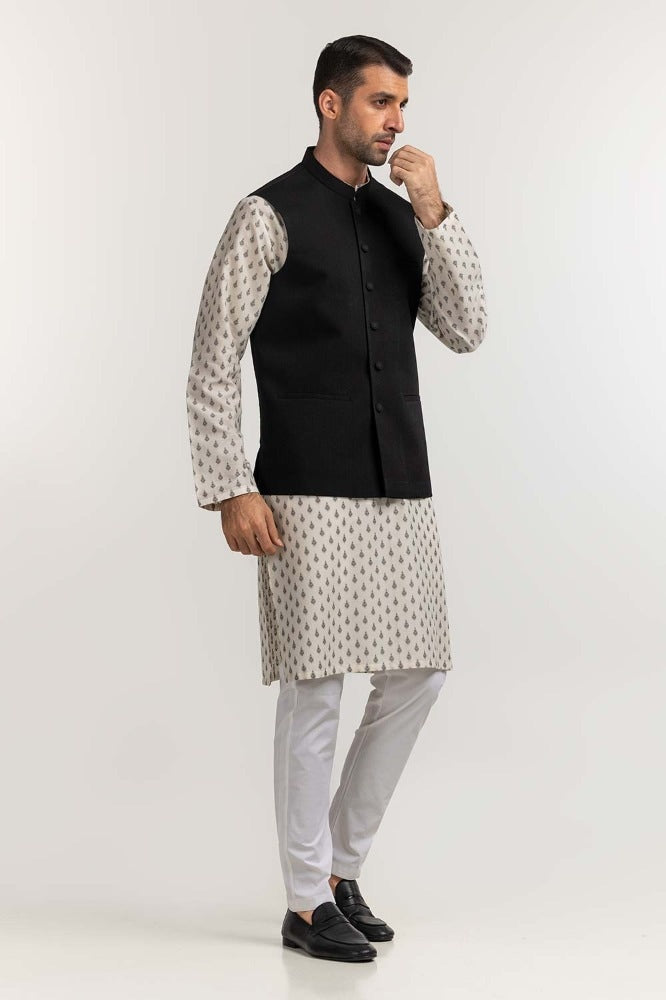 Black Basic Waist Coat