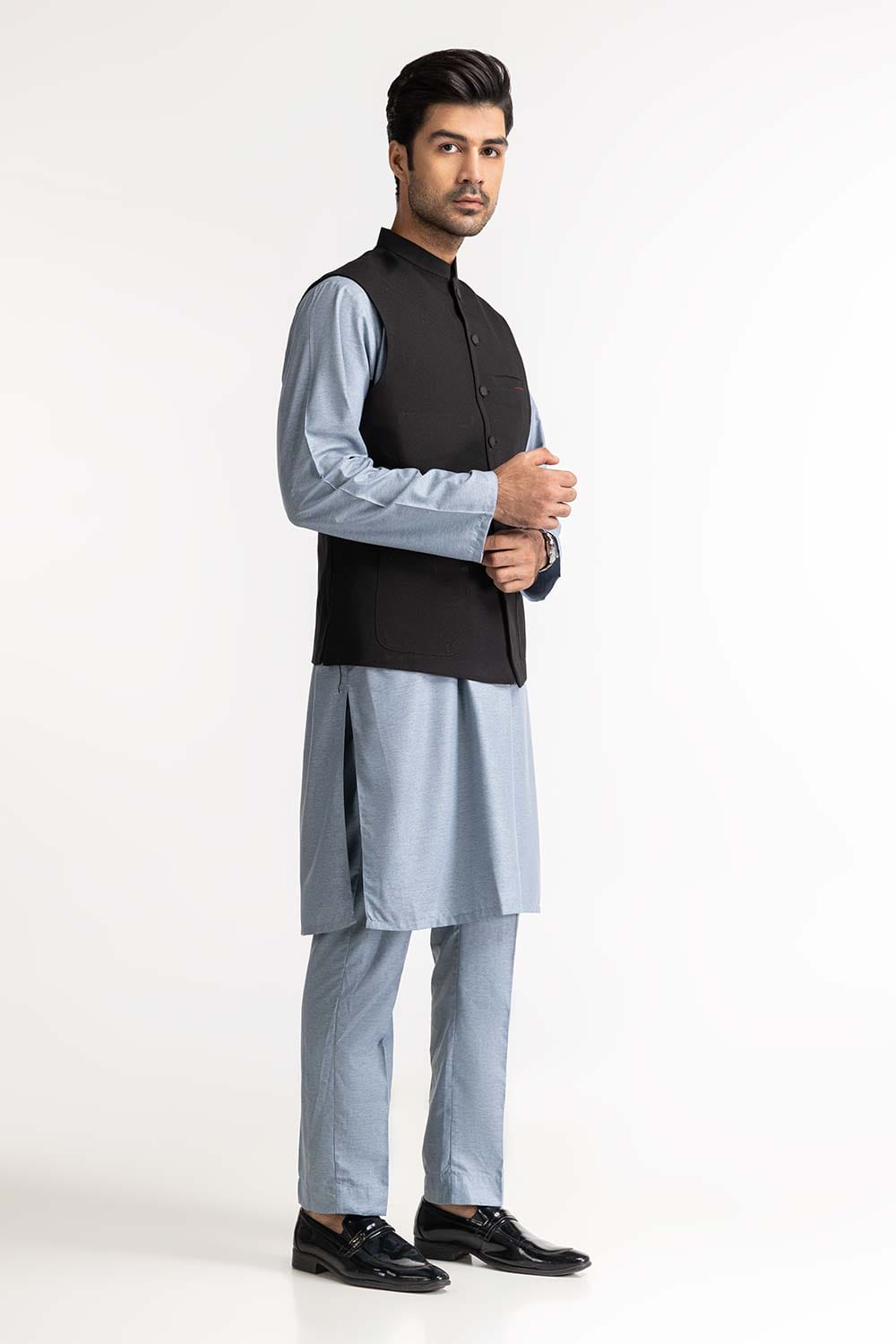 Black Basic Waistcoat