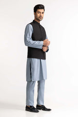 Black Basic Waistcoat WC-PD24-023