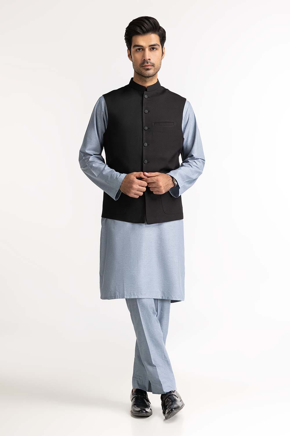 Black Basic Waistcoat