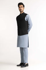 Black Basic Waistcoat WC-PD24-023