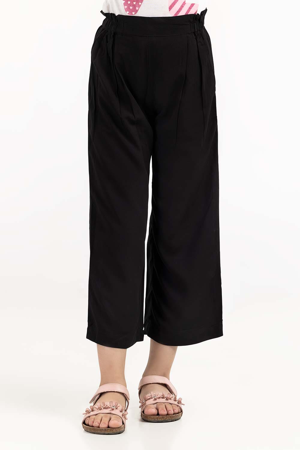 Junior Girl Black Basic Woven Bottom JGWB-2210050 A