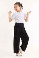 Toddler Girl Black Basic Woven Bottom TGWB-2210032 A