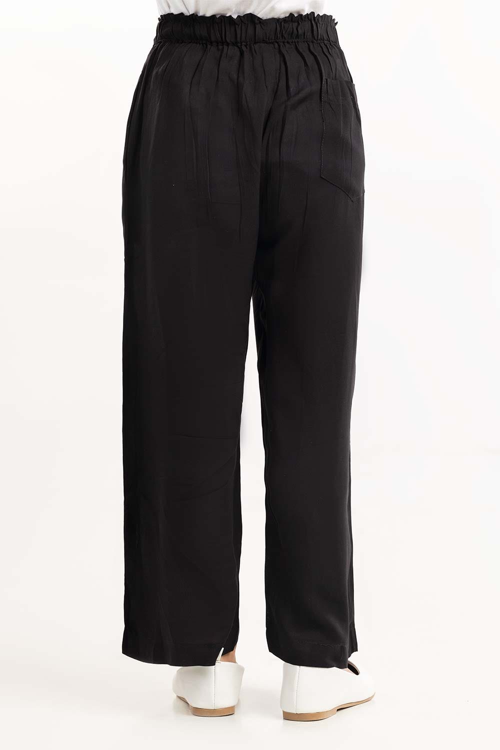 Toddler Girl Black Basic Woven Bottom TGWB-2210032 A