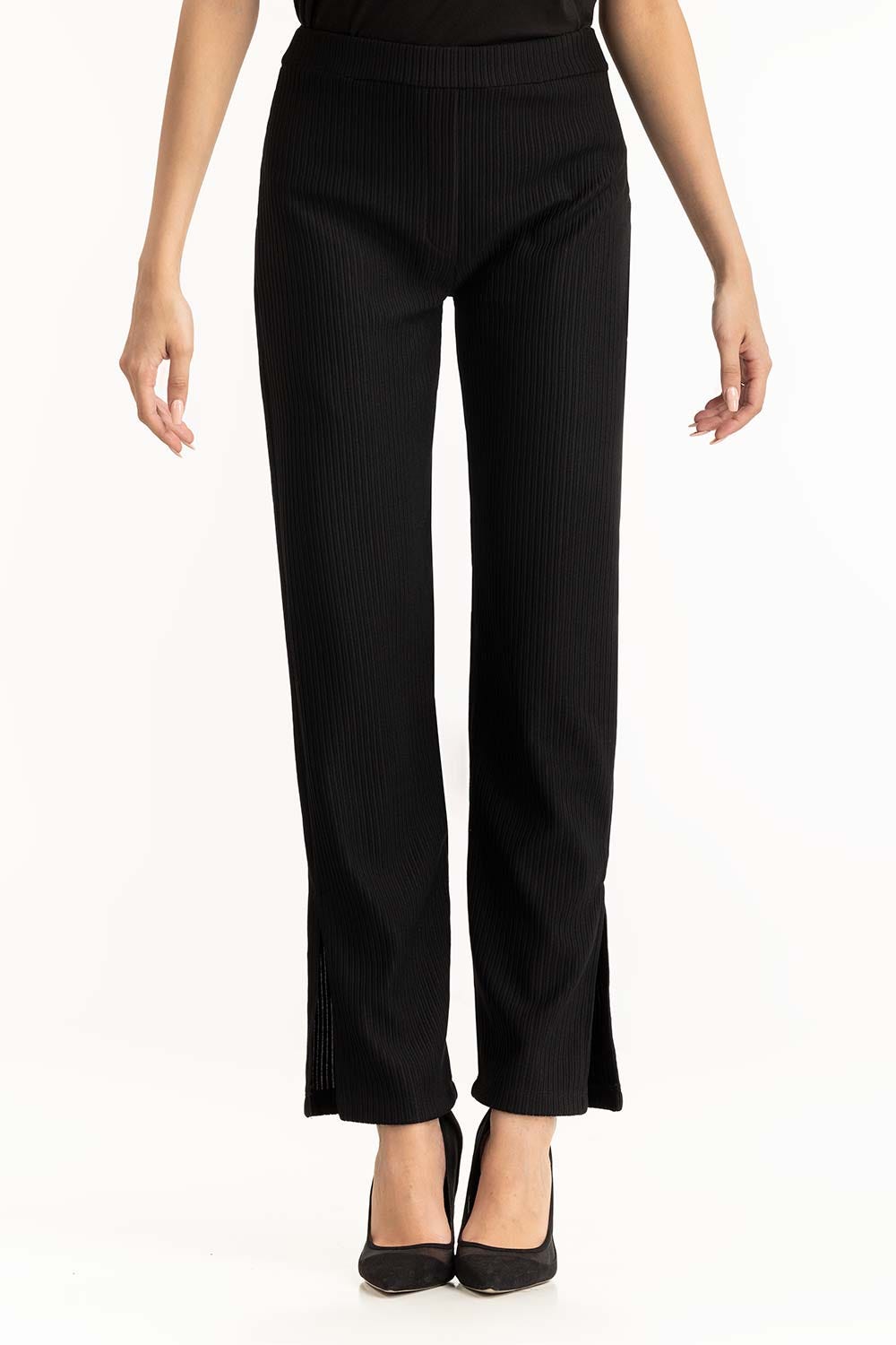 Regular Fit Black Bottom