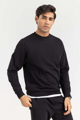 Black Crew Neck Co-Ord Set COS-F22-081s