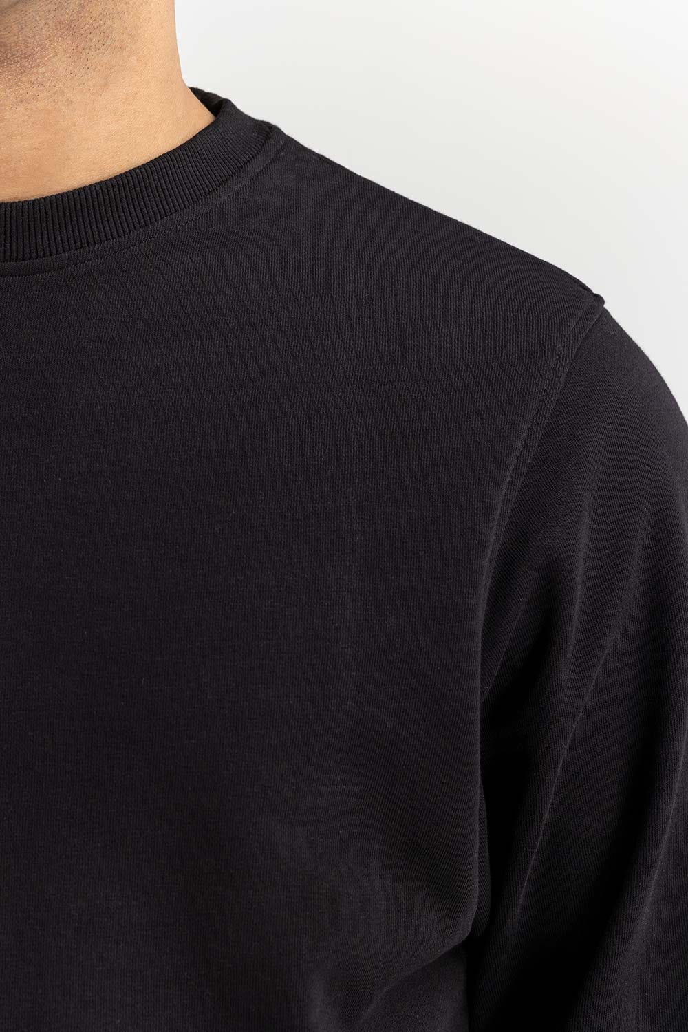 Black Crew Neck Co-Ord Set COS-F22-081s
