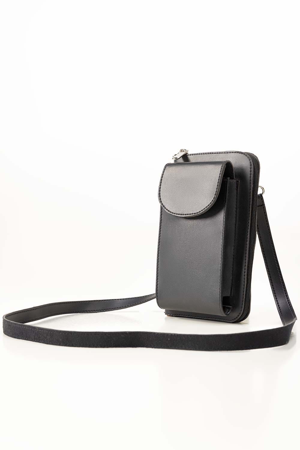 Black Cross Body Wallet IWB-CBW24-001
