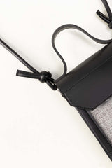Black Cross Body Wallet IWB-CBW24-003