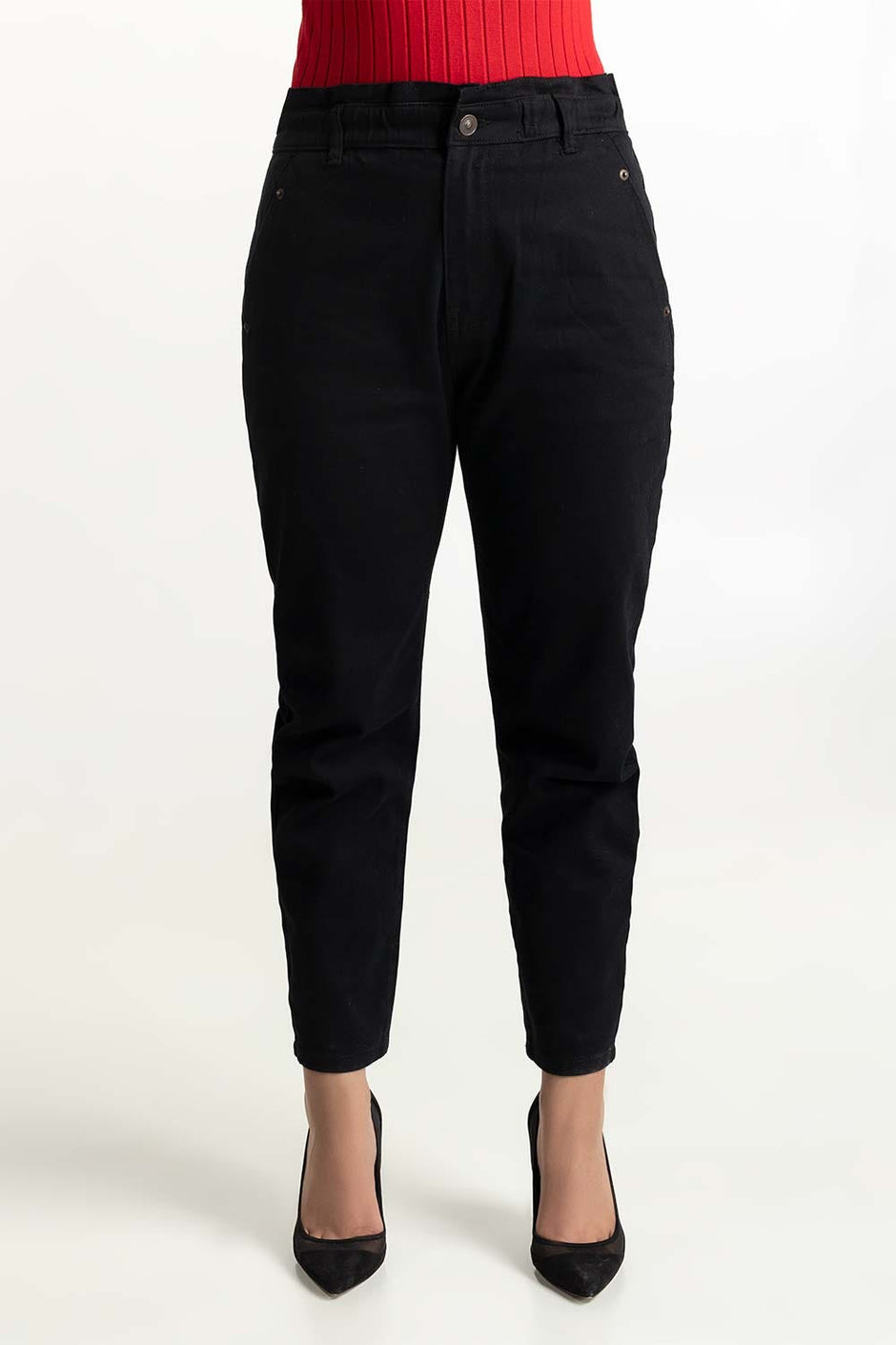 Black Denim Jeans 224-221-015