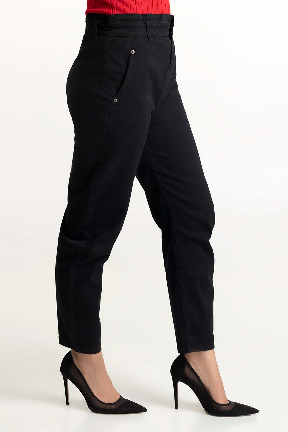 Black Denim Jeans 224-221-015