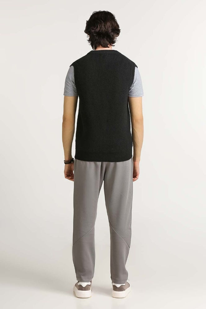 Black Fashion Cardigan MN-SWT-WS23-150