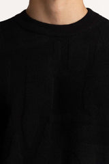 Black Fashion Sweater MN-SWT-WS23-037