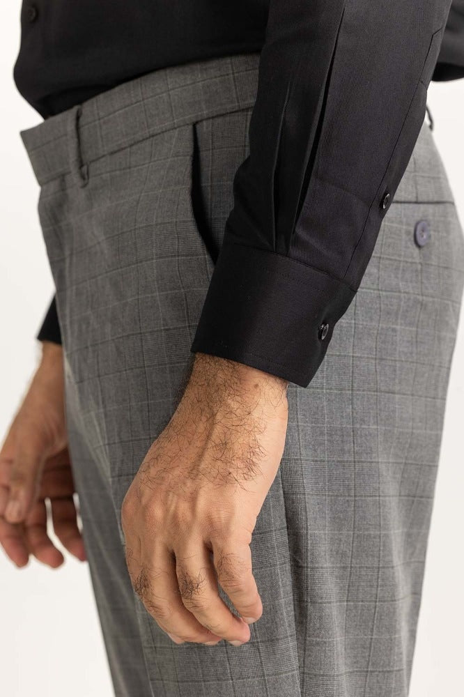 Black Formal Shirt MN-FS-PD23-021