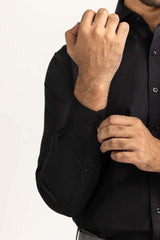 Black Formal Shirt MN-FS-PD23-021