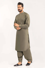 Black Gold Latha Unstitched Fabric Cotton