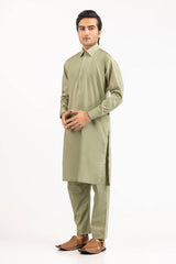 Black Gold Latha Unstitched Fabric Cotton-LF